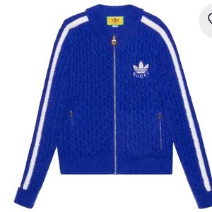 Gucci Royal Blue Knit Jacket